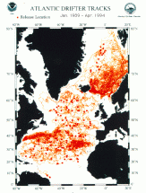 Atlantic Drifter Tracks