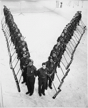 Janitors at North American Aviation