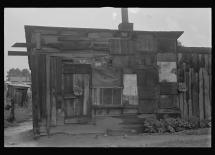 Hooverville Home During the Great Depression