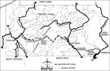 Main Line Canal Map