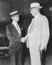 Melvin Purvis - Congratulated on Dillinger Capture