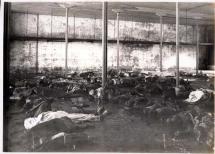 Temporary Morgue - Galveston Storm of 1900