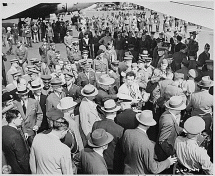 Truman Arriving in Potsdam