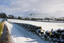 St. Patrick - Praying and Working in Snow