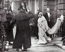 Elizabeth Bowes-Lyon on Her Wedding Day