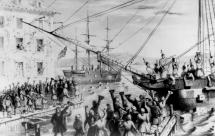 Destruction during Boston Tea Party