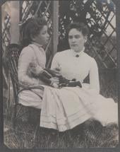 Helen Keller and Anne Sullivan - At Cape Cod