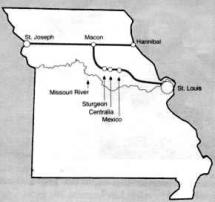 Confederate Partisan Map, September 1864