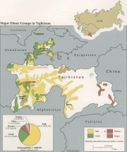 Tajikistan - Map