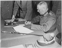 Signing Surrender Documents - German High Command