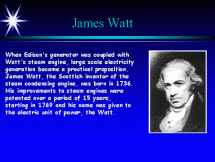 James Watt Biography