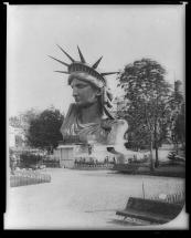 Statue of Liberty - Head Displayed in Paris Park