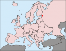 Map Depicting Saint Petersburg