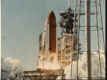 Challenger Explosion - Visible Gray Smoke at T+2.147 Seconds