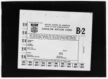 Gasoline Ration Card - 