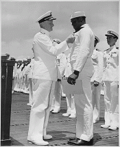 Navy Cross - Nimitz Pins on Dorie Miller