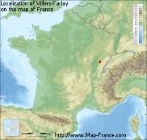 Location of Villers-Farley in France