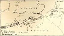 Pilgrims - Route from Holland to England