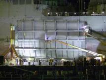 USS Cole - Pascagoula Shipyard Repairs