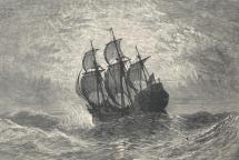 Mayflower - Drawing of Pilgrim Ship