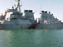 USS Cole - View of Damage