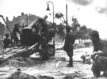 Soviet Heavy Artillery in Berlin