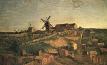 Paris Years - View of Montmartre with Windmills