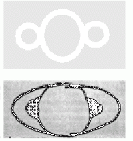 Galileo Drawing of Saturn