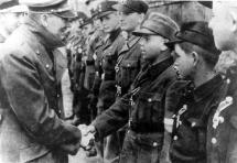 Hitler Awards Medals to Child Defenders