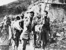 Bataan Death March - Makeshift Litters