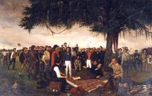 Surrender of Santa Anna - William Huddle