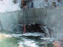 USS Cole - 40x40 Foot Hole