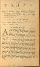 Indictment in the Boston Massacre