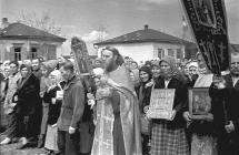 Cossack Village Celebrating the End of WWII