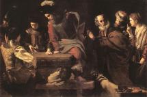 Peter Denying Jesus