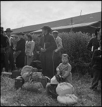 Japanese-Americans Ready for Evacuation