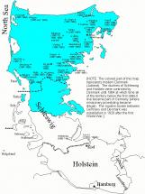 Map Depicting Jutland