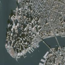 Satellite View - Ground Zero, Four Months Later