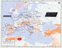 Map of Europe in 1809
