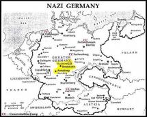 Map Depicting Location of Buchenwald