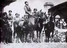 Mussolini on Horseback