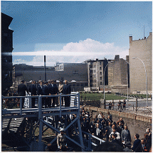President Kennedy Overlooking the Wall