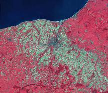 Sword Beach - Satellite View