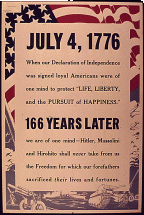 WWII Poster - Warning the American People
